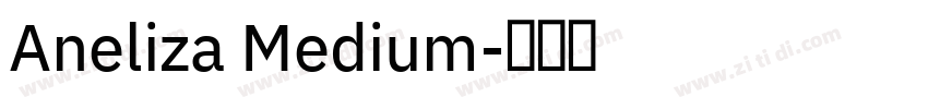 Aneliza Medium字体转换